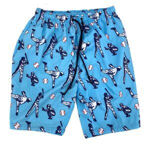 Men's Blue Baseball Classic Board Shorts | Size L
